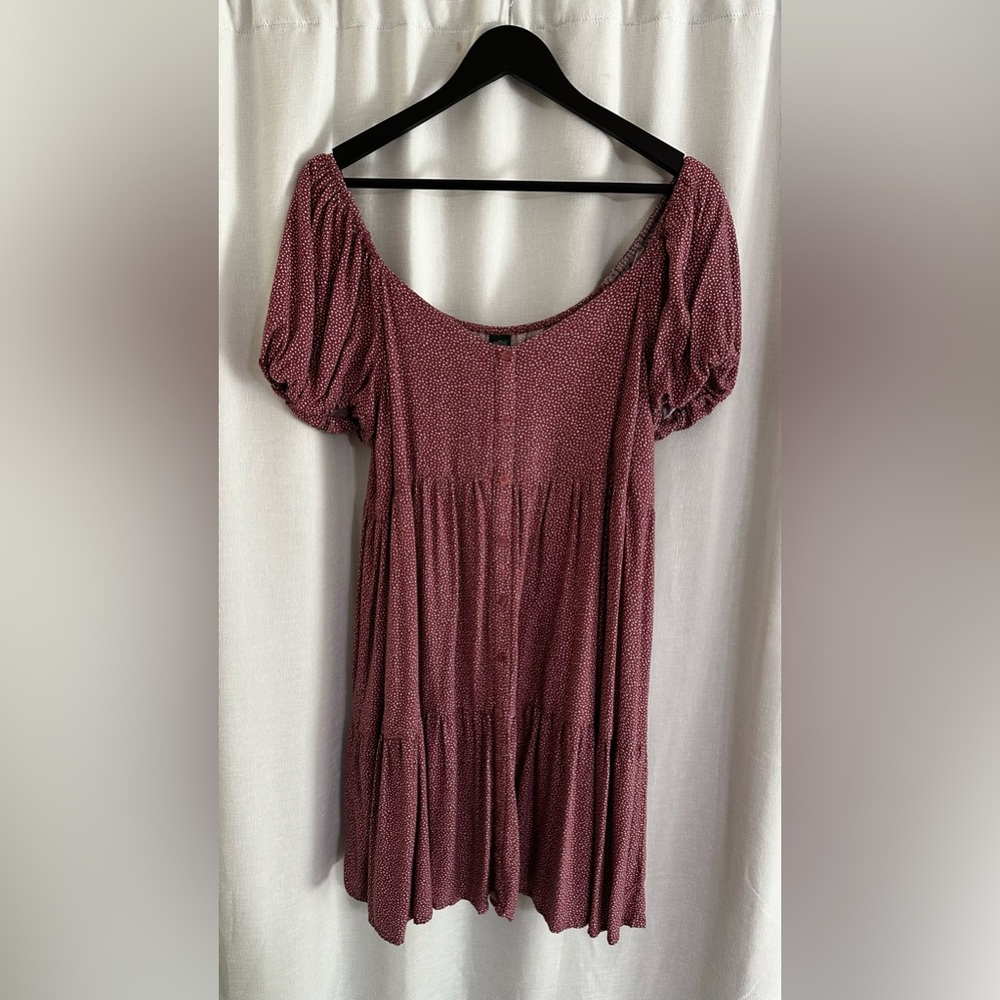 XL Pink Wild Fable polka dot dress.